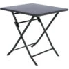 Table Carrée Pliante Greensboro 2p Graphite Hespéride 1 Table Carrée Pliante Greensboro 2p Graphite Hespéride -Mobilier Soldes table carree greensboro graphite