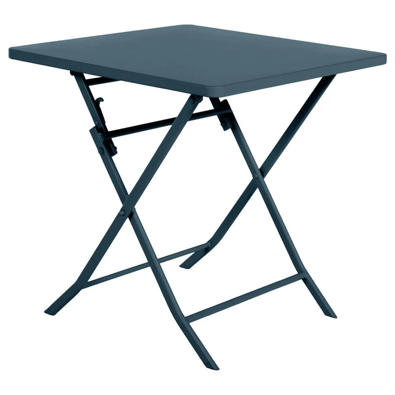 Table Carrée Pliante Greensboro 2p Bleu Pétrole Hespéride 4 Table Carrée Pliante Greensboro 2p Bleu Pétrole Hespéride – Image 2