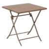 Table Carrée Pliante Greensboro 2p Bronze Hespéride -Mobilier Soldes table carree pliante greensboro 2p bronze hesperide