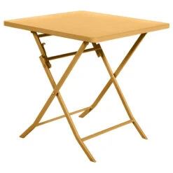 Table Carrée Pliante Greensboro 2p Ocre Hespéride