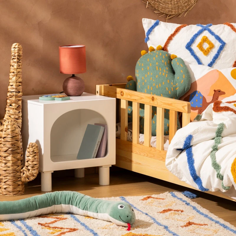 Table De Chevet 1 Niche Tara Blanc Atmosphera 4 Table De Chevet 1 Niche Tara Blanc Atmosphera – Image 2