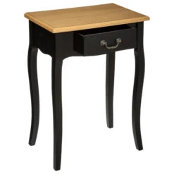 Table De Chevet Chrysa Noire Atmosphera -Mobilier Soldes table de chevet chrysa noire atmosphera 5
