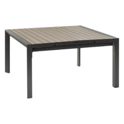 Table De Jardin Extensible Carrée Evasion Seigle Et Graphite Hespéride 7 Table De Jardin Extensible Carrée Evasion Seigle Et Graphite Hespéride -Mobilier Soldes table de jardin extensible carree evasion seigle graphite hesperide 1