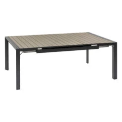 Table De Jardin Extensible Carrée Evasion Seigle Et Graphite Hespéride 8 Table De Jardin Extensible Carrée Evasion Seigle Et Graphite Hespéride -Mobilier Soldes table de jardin extensible carree evasion seigle graphite hesperide 2