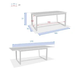 Table Extérieure En Bois Extensible 10 Places Rioni Hespéride -Mobilier Soldes table exterieure en bois extensible 10 places rioni hesperide 3