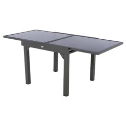 Table Piazza Extensible 8 Personnes Anthracite/graphite 8 Table Piazza Extensible 8 Personnes Anthracite/graphite -Mobilier Soldes table piazza extensible 8 personnes anthracite graphite 1