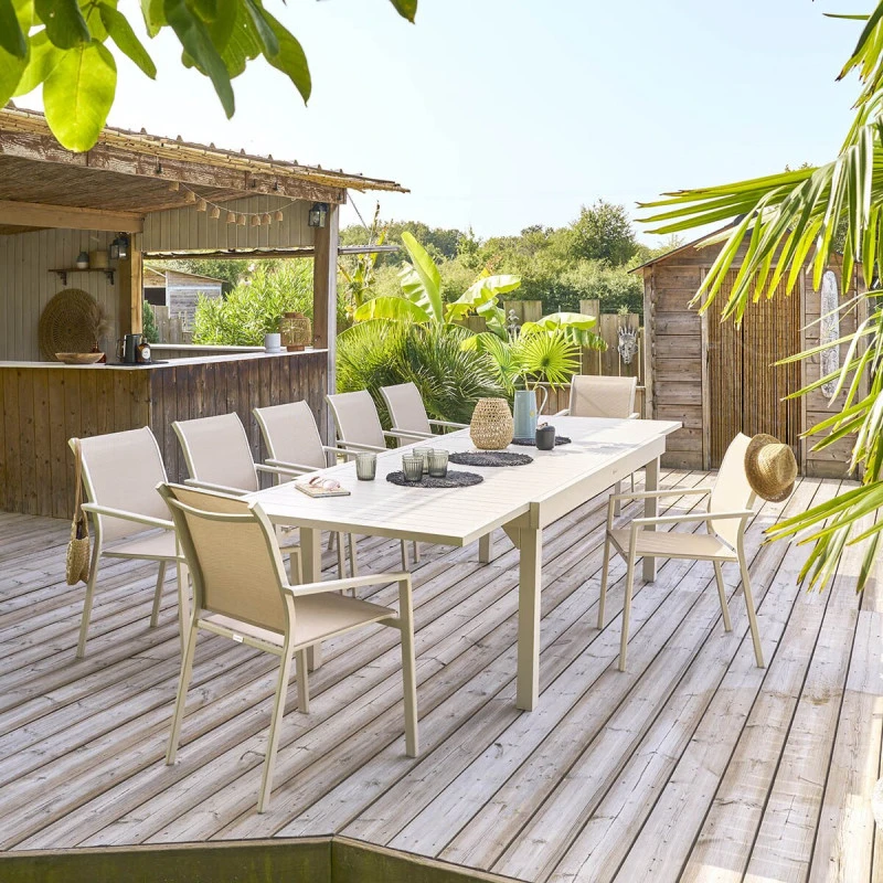 Table Rectangulaire Extensible Piazza 12 P. Argile Hespéride 3 Table Rectangulaire Extensible Piazza 12 P. Argile Hespéride