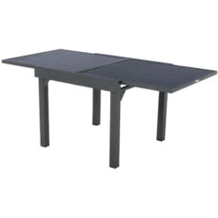 Table Rectangulaire Extensible Piazza 8 P. Graphite Hespéride -Mobilier Soldes table rectangulaire extensible piazza 8 personnes graphite hesperide 1