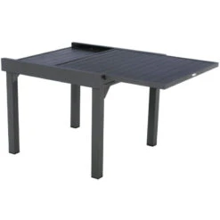 Table Rectangulaire Extensible Piazza 8 P. Graphite Hespéride -Mobilier Soldes table rectangulaire extensible piazza 8 personnes graphite hesperide 3