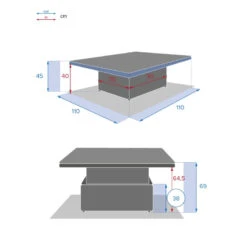 Table Relevable Moorea Savana Hespéride 9 Table Relevable Moorea Savana Hespéride -Mobilier Soldes table relevable moorea savana hesperide 1 3
