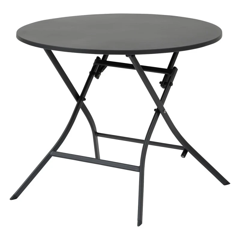 Table Ronde Pliante Greensboro 4p Graphite Hespéride 3 Table Ronde Pliante Greensboro 4p Graphite Hespéride