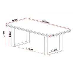 Table Salle Manger 160 Cm Marseille 7 Table Salle Manger 160 Cm Marseille -Mobilier Soldes table salle manger 160 cm marseille 2