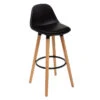 Tabouret Bar Maxon Simili Noir Atmosphera -Mobilier Soldes tabouret bar maxon simili noir atmosphera