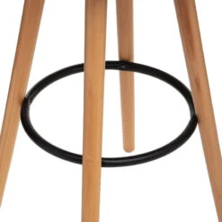 Tabouret Bar Maxon Simili Noir Atmosphera -Mobilier Soldes tabouret bar maxon simili noir atmosphera 2