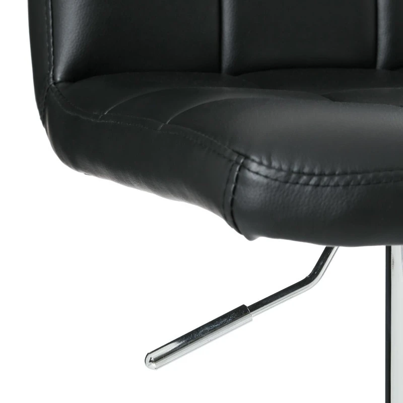 Tabouret De Bar Avec Dossier Noir Delek Atmosphera 4 Tabouret De Bar Avec Dossier Noir Delek Atmosphera – Image 2