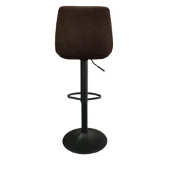 Tabouret De Bar Barcelona PU Brun Foncé -Mobilier Soldes tabouret de bar barcelona pu brun fonce 2