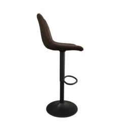 Tabouret De Bar Barcelona PU Brun Foncé -Mobilier Soldes tabouret de bar barcelona pu brun fonce 4