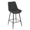 Tabouret De Bar Gris Ardoise Olwen Atmosphera -Mobilier Soldes tabouret de bar gris ardoise olwen atmosphera