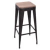 Tabouret De Bar Noir Joris GM Atmosphera -Mobilier Soldes tabouret de bar joris gm atmosphera