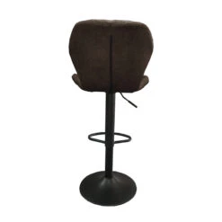 Tabouret De Bar Malaga PU Brun Foncé -Mobilier Soldes tabouret de bar malaga pu brun fonce 2