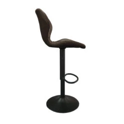 Tabouret De Bar Malaga PU Brun Foncé -Mobilier Soldes tabouret de bar malaga pu brun fonce 4