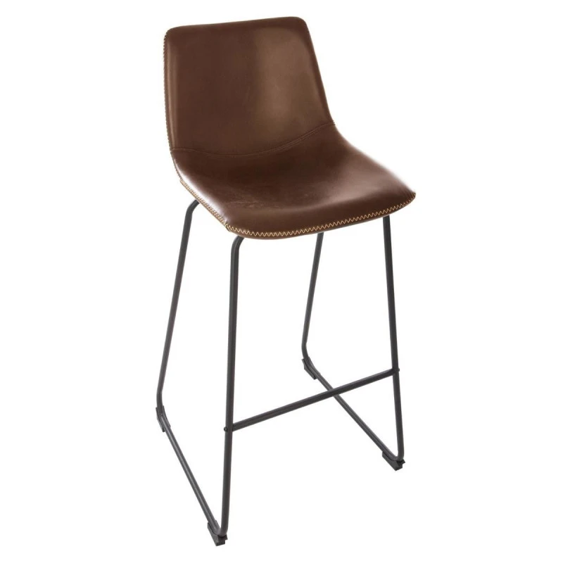 Tabouret De Bar Simili Marron Lois Atmosphera 3 Tabouret De Bar Simili Marron Lois Atmosphera