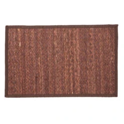 Tapis Bambou Tressé 50x80 Cm Choco
