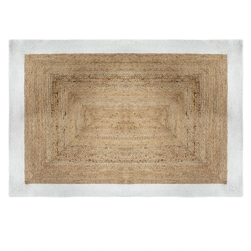 Tapis Jute Naturel Bord Blanc 120x170 Atmosphera 3 Tapis Jute Naturel Bord Blanc 120x170 Atmosphera