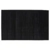 Tapis Latte Bambou 120x170cm Noir Atmosphera 1 Tapis Latte Bambou 120x170cm Noir Atmosphera -Mobilier Soldes tapis latte bambou 120x170cm noir atmosphera