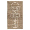 Tapis Marelle Jute 80x150 Cm Atmosphera -Mobilier Soldes tapis marelle jute 80x150 cm atmosphera