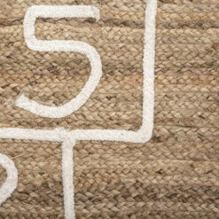 Tapis Marelle Jute 80x150 Cm Atmosphera -Mobilier Soldes tapis marelle jute 80x150 cm atmosphera 1 3