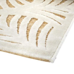 Tapis Rectangulaire Relief Feuille 160x230 Atmosphera -Mobilier Soldes tapis rectangulaire relief feuille 160x230 atmosphera 1 4