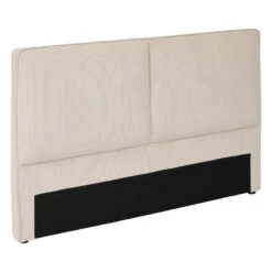 Tête De Lit Wonta 163 X 101 Cm Velours Beige Atmosphera