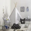 Tipi Pour Enfant Coloris Gris Atmosphera 1 Tipi Pour Enfant Coloris Gris Atmosphera -Mobilier Soldes tipi pour enfant coloris gris
