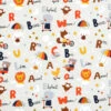 Tissu Cretonne Alphabet 160cm 140g Multicolore 1 Tissu Cretonne Alphabet 160cm 140g Multicolore -Mobilier Soldes tissu cretonne alphabet 160cm 140g multicolore