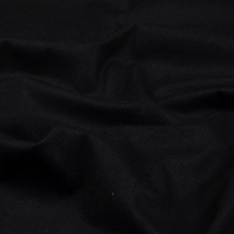 Tissu Cretonne Aquitaine 155cm 138g Noir 3 Tissu Cretonne Aquitaine 155cm 138g Noir