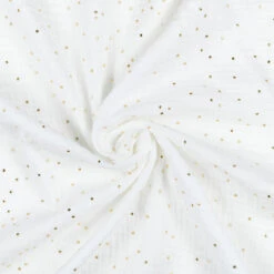 Tissu Double Gaze Brillegaze 135cm 120g Blanc