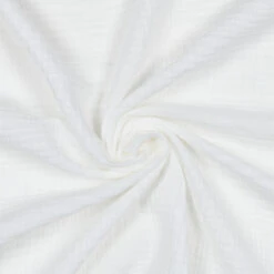 Tissu Double Gaze Sagaze 135cm 120g Blanc