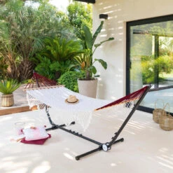 Toile Hamac Ethnique Franges 2 M Hespéride -Mobilier Soldes toile hamac ethnique franges 2 m hesperide 3