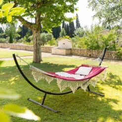 Toile Hamac Rialto Framboise 2 M Hespéride 6 Toile Hamac Rialto Framboise 2 M Hespéride -Mobilier Soldes toile hamac rialto framboise 2 m hesperide 1