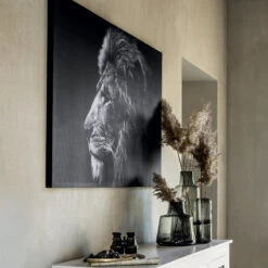 Toile Imprimée Lion 78x118 Cm Atmosphera -Mobilier Soldes toile imprimee lion 78x118 cm atmosphera 2