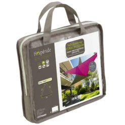 Toile Solaire 3x3x3m Curacao Taupe Hespéride -Mobilier Soldes toile solaire 3x3x3m luxe hesperide curacao taupe 3