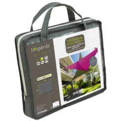 Toile Solaire 3x4m Curacao Gris Hespéride -Mobilier Soldes toile solaire 3x4m luxe hesperide curacao gris 3