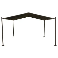 Tonnelle Certeli Carrée Forme Abri Coloris Graphite/ardoise -Mobilier Soldes tonnelle certeli carree forme abri coloris graphite ardoise 4