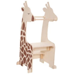 Tour D'observation Enfant En Bois Girafe Atmosphera