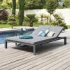 Transat Double Evasion Anthracite Et Graphite Hespéride -Mobilier Soldes transat double evasion anthracite et graphite hesperide