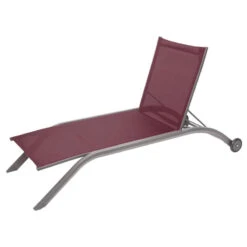 Transat Milenio Bordeaux Et Graphite Hespéride -Mobilier Soldes transat milenio bordeaux graphite et hesperide 2