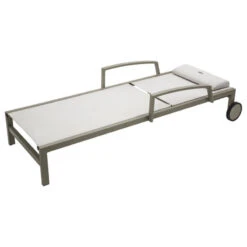 Transat Ocala Inclinable Noisette/tonka Hespéride -Mobilier Soldes transat ocala inclinable coloris noisette taupe hesperide 3