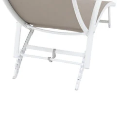 Transat Samba Pliable Noisette/blanc Hespéride -Mobilier Soldes transat samba pliable noisetteblanc hesperide 3