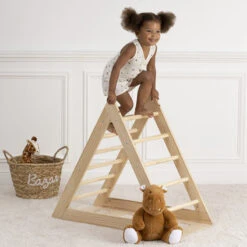Triangle D'escalade 80x93 Enfant Pin Atmosphera